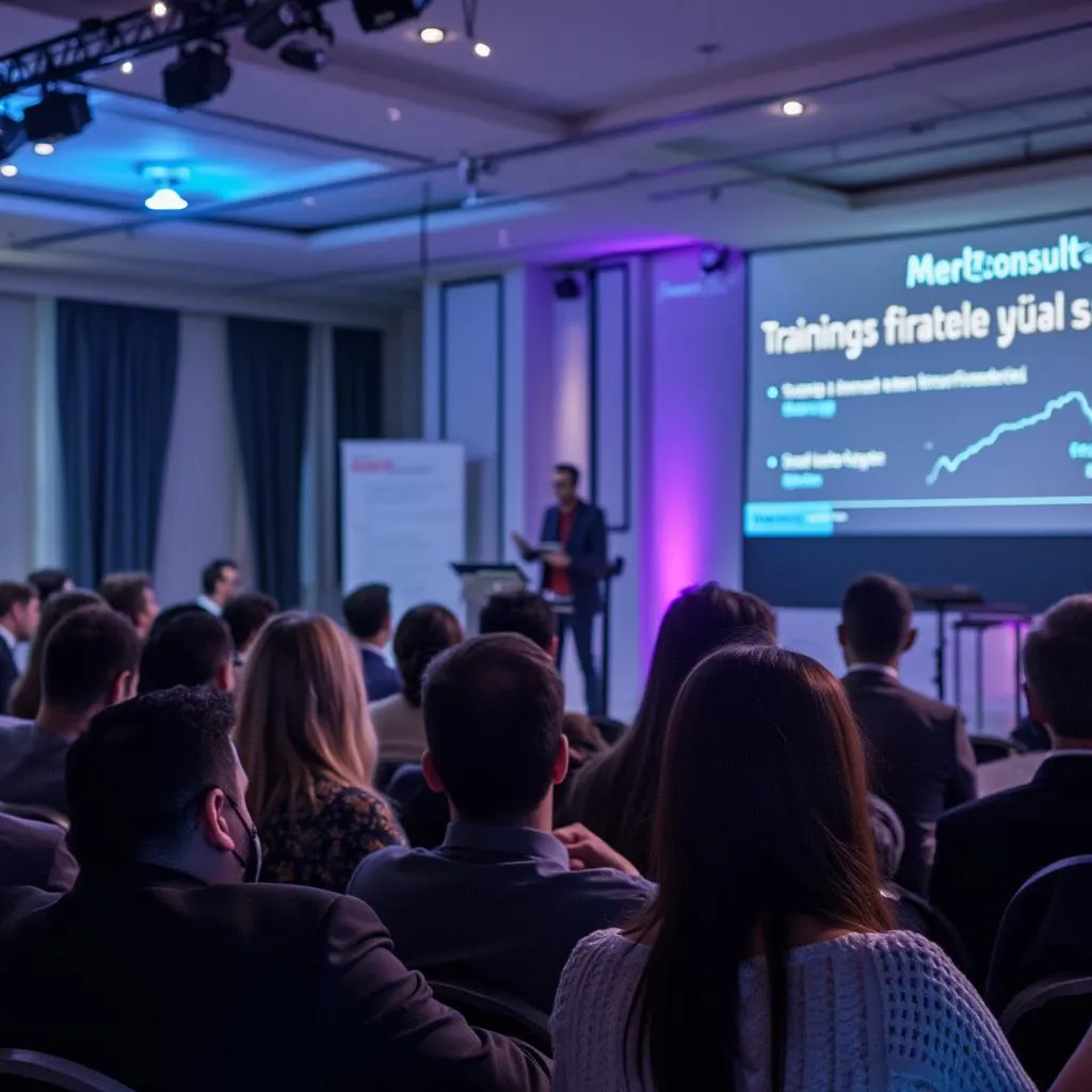 Evento de capacitación financiera organizado por FinArgConsult con audiencia