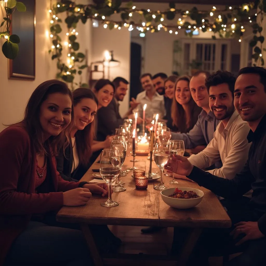 Celebración de un logro del equipo